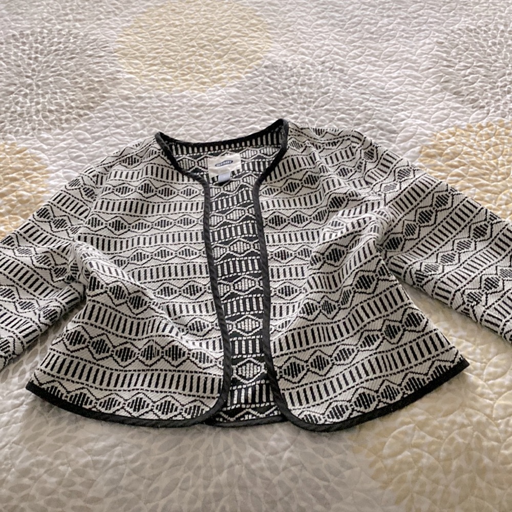 NWOT Tribal Print Reversible Brocade Blazer